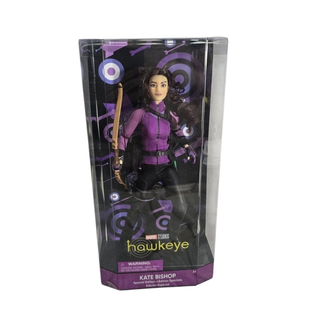 Marvel Hawkeye Kate Bishop Action Figure - Purple and Black